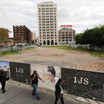The Jersey City property in Journal Square that Kushner Companies is still looking to develop.<br>